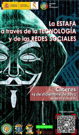 Imagen Jornadas “LA ESTAFA A TRAVÉS DE LA TECNOLOGÍA Y DE LAS REDES SOCIALES”