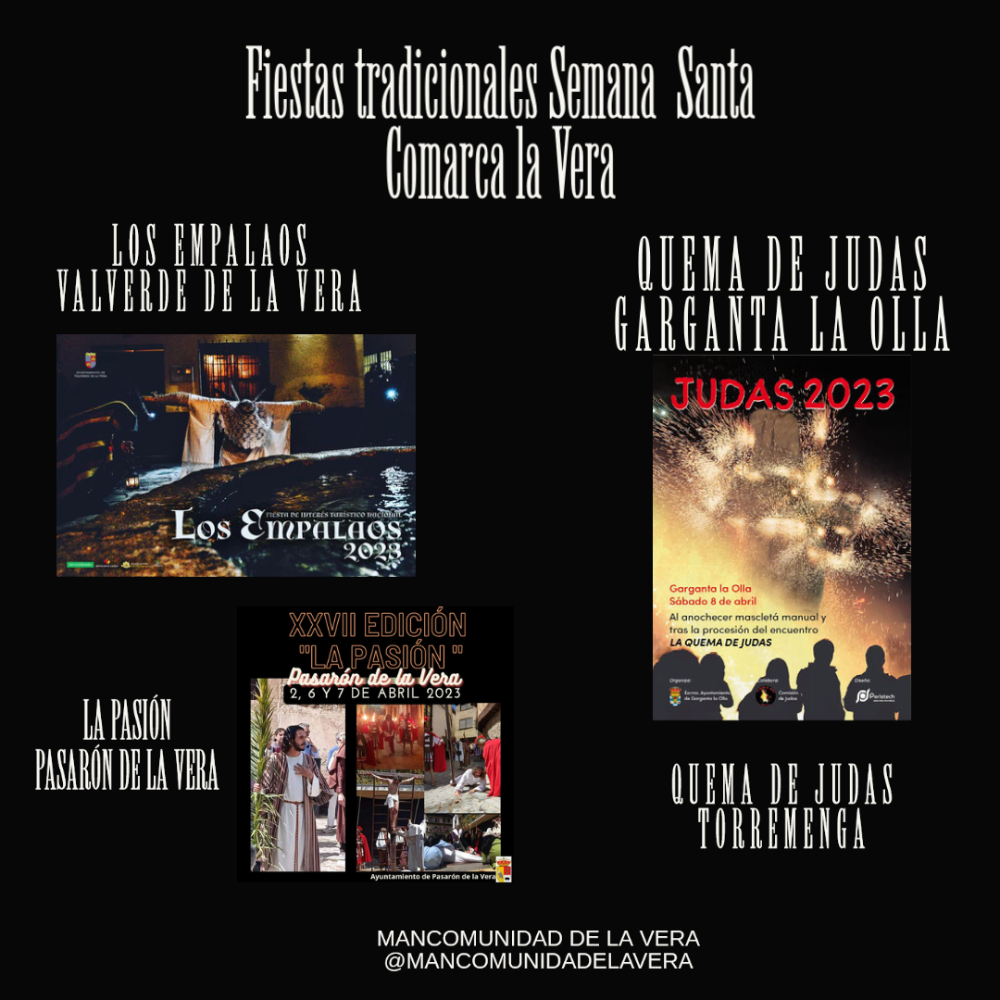 Imagen Fiestas tradicionales en la Comarca de la Vera que ver en Semana Santa