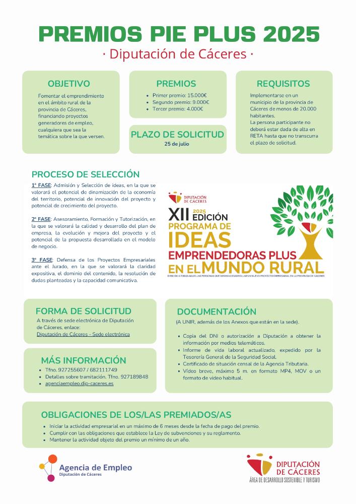 Imagen PREMIOS PIE PLUS 2025