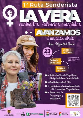 Imagen 1a Ruta Senderista La Vera contra las Violencias Machistas
