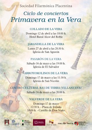Imagen Ciclo de Conciertos en La Vera. Sociedad Filarmónica Placentina